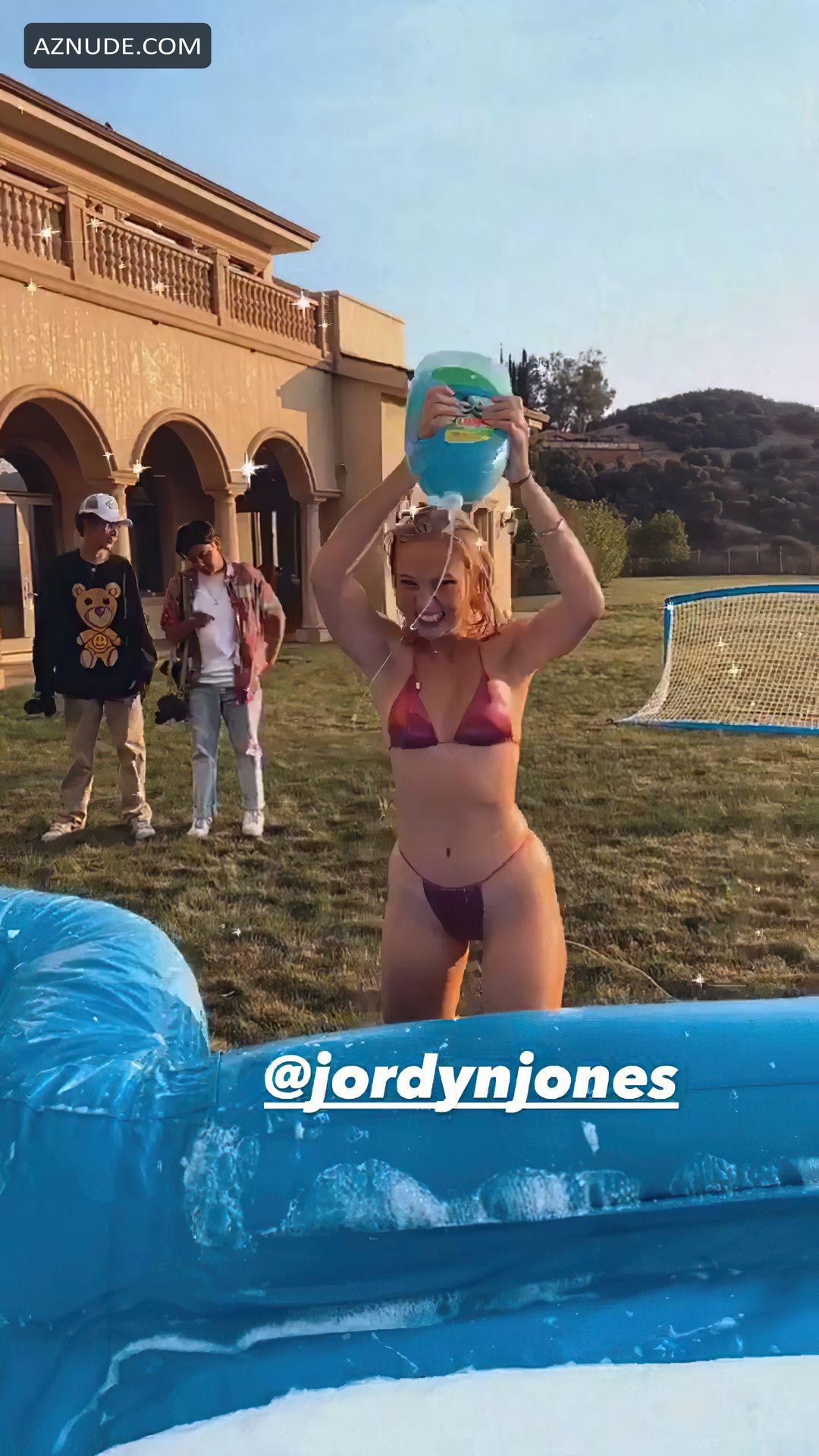 Jordyn Jones With Olivia Marie Kelianne Stankus Having A Bikini Party Aznude