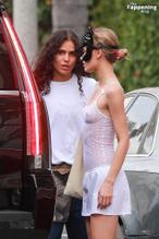 070 ShakeSexy in 070 Shake Flaunts Her Sexy Look In West Hollywood With Lily Rose Depp