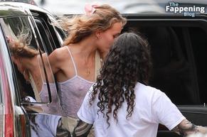 070 ShakeSexy in 070 Shake Flaunts Her Sexy Look In West Hollywood With Lily Rose Depp