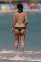 Clea-LacySexy in Clea-Lacy Topless Sebastian Pannek And His Girlfriend Enjoy A Day On the Beach in South of Spain 