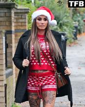 Katie PriceSexy in Katie Price Sexy Gets into the Festive Spirit Wearing Her Beautiful Christmas Outfit 