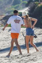 Kendall JennerSexy in Kendall Jenner and Fai Khadra enjoying a beach day with Kourtney Kardashian and Scott Disick