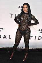 Nicki MinajSexy in Nicki Minaj Sexy Rapper Poses Backstage During â€œTidal X: 1015â€ in New York