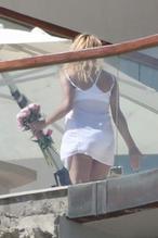 Pamela AndersonSexy in Pamela Anderson and Adil Rami enjoy a sunny day at their Malibu mansion