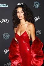 Raven LynSexy in Raven Lyn Sexy Braless at the 2018 Sports Illustrated Swimsuit Issue Launch Party in New York