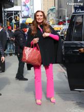 Brooke ShieldsSexy in Brooke Shields Sexy Looks Stunning as She Exits Good Morning America Show in New York City 