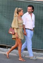 Sylvie MeisSexy in Sylvie Meis and Niclas Castello on the port of Saint-Tropez