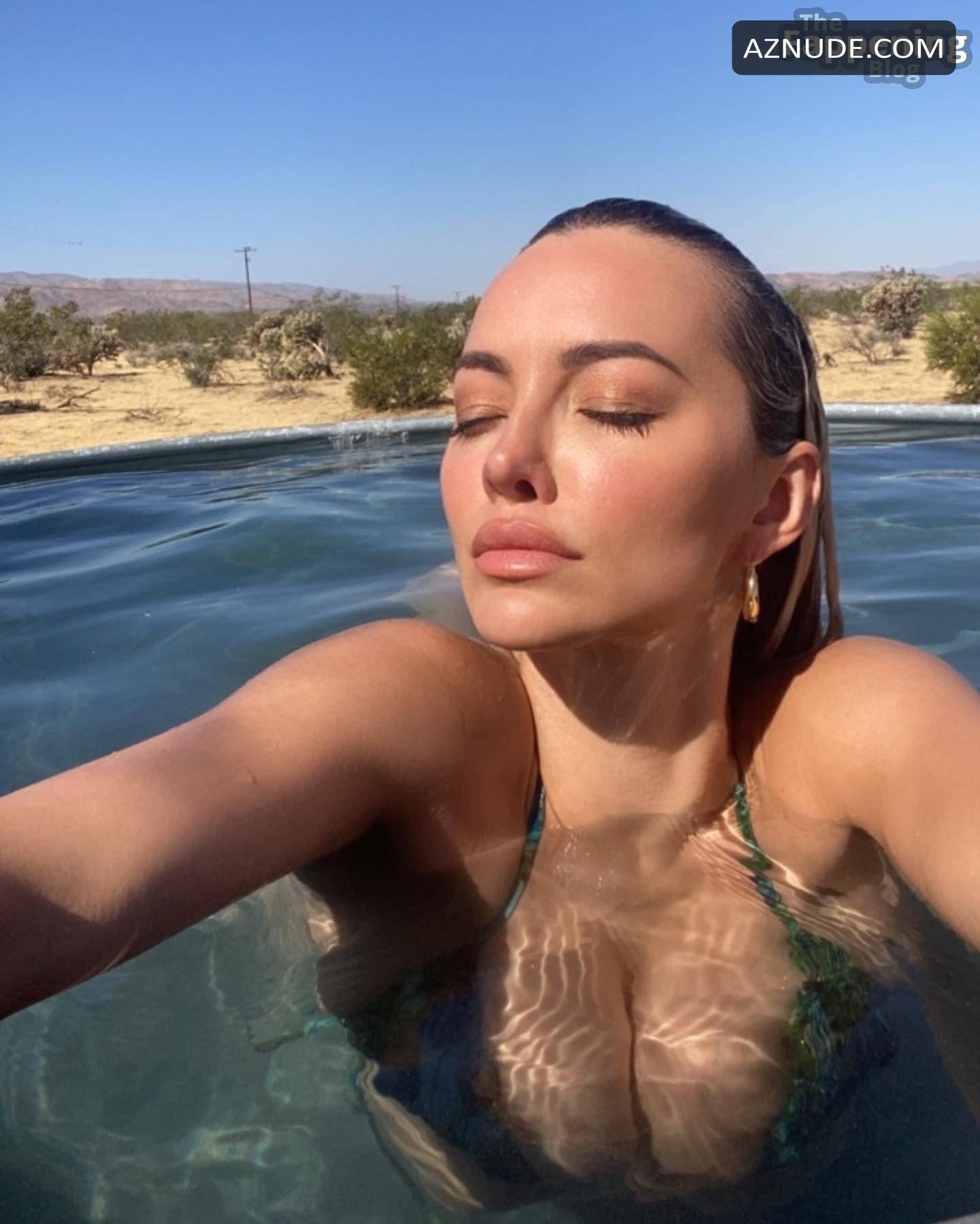 Lindsey Pelas Sizzles In Sexy Poolside Photoshoot Aznude 