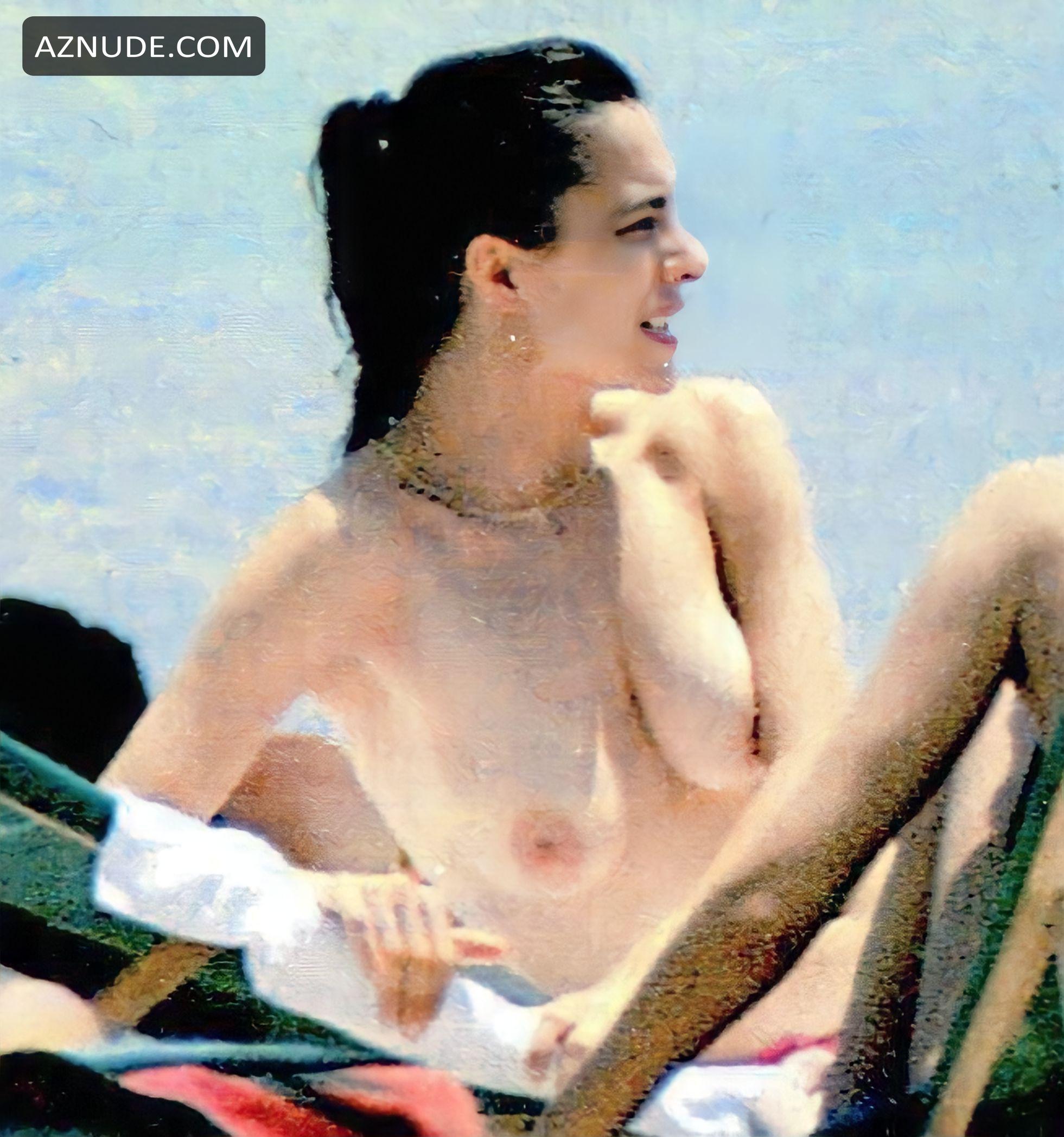 Alejandra Grepi Sexy Topless Photos At The Beach - AZNude