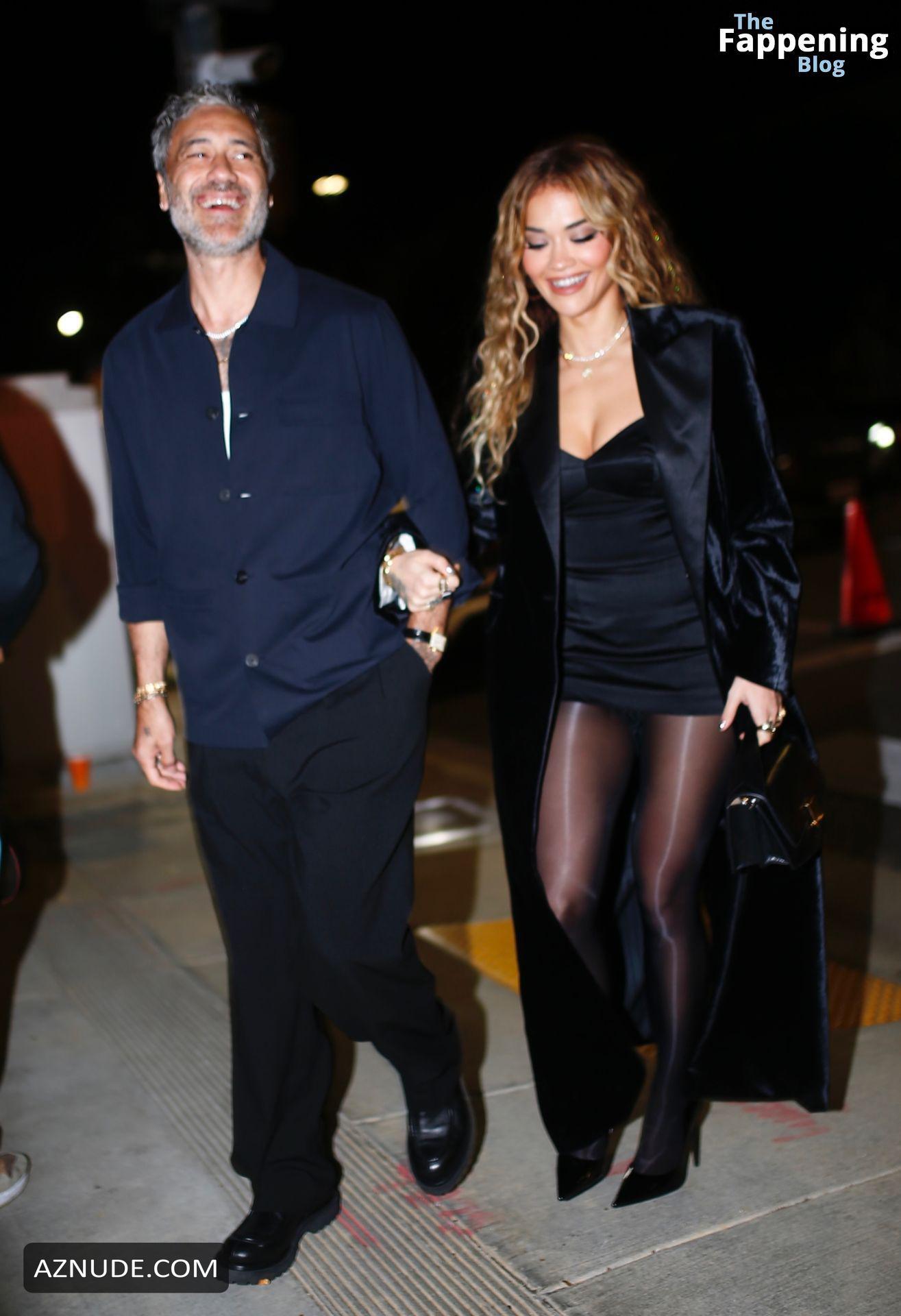 Rita Ora And Taika Waititis Sexy Night Out At Leonardo Dicaprios 49th Birthday Party In Beverly 