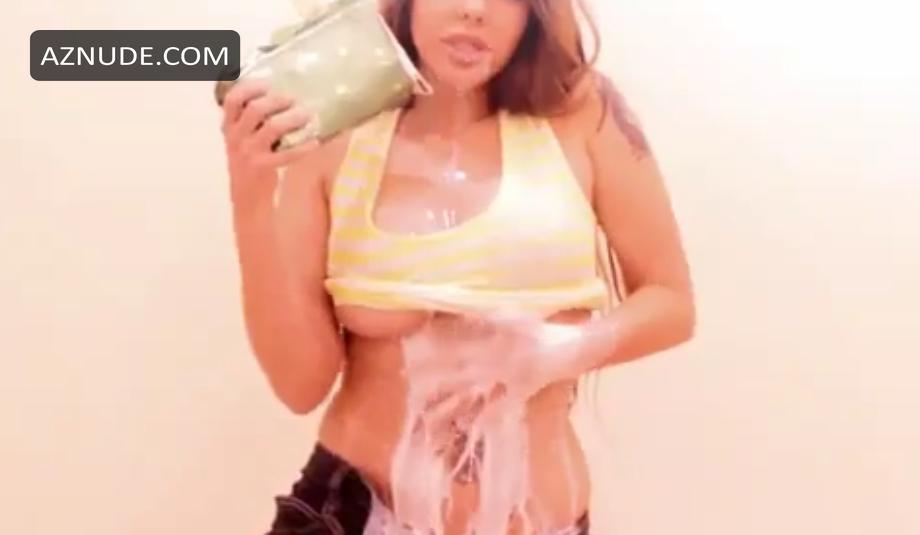 Elena Berkova Pours Milk On Her Breasts In A Sexy Advertisement Aznude