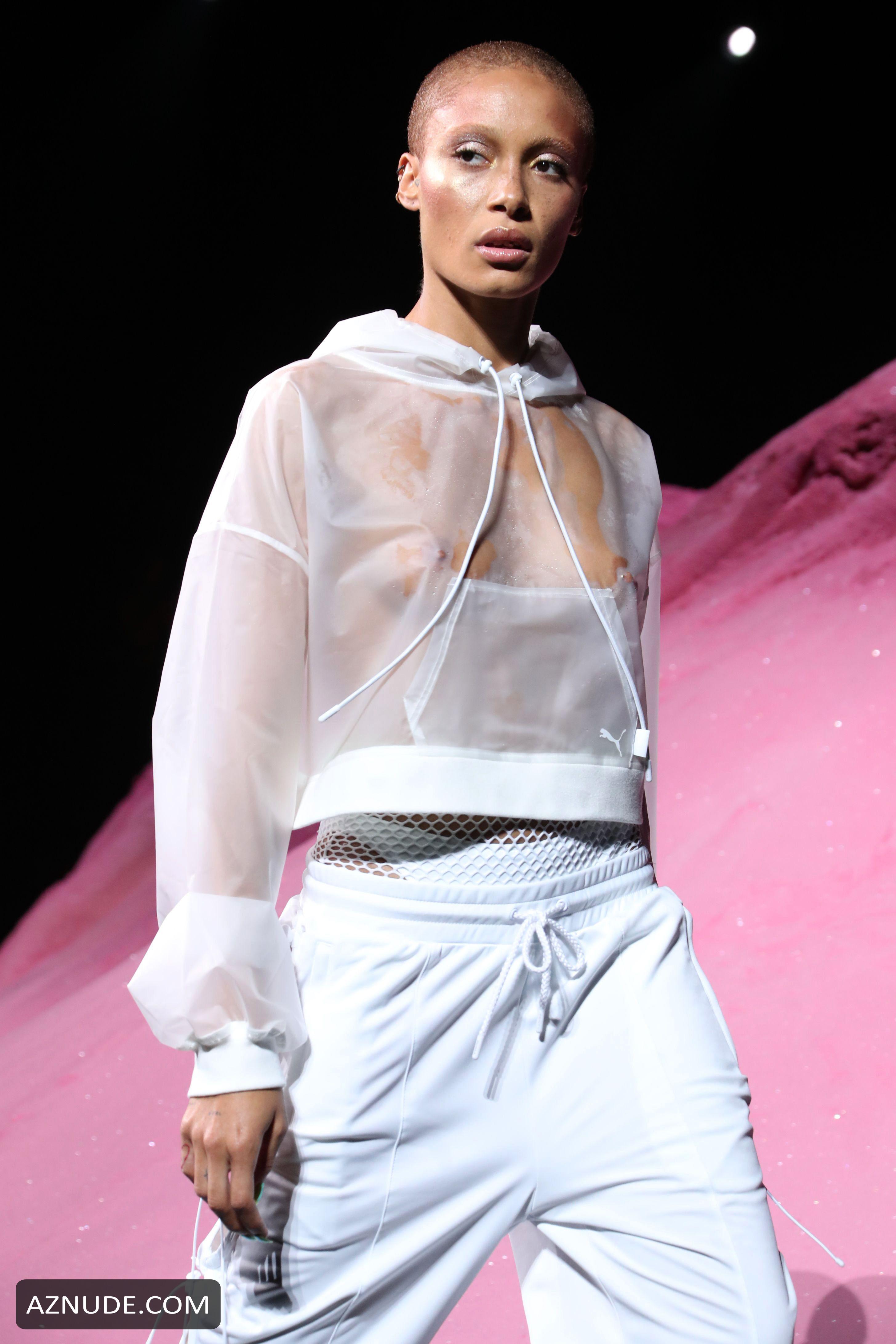 Adwoa Aboah Sexy At Fenty Puma By Rihanna During New York Fashion Week