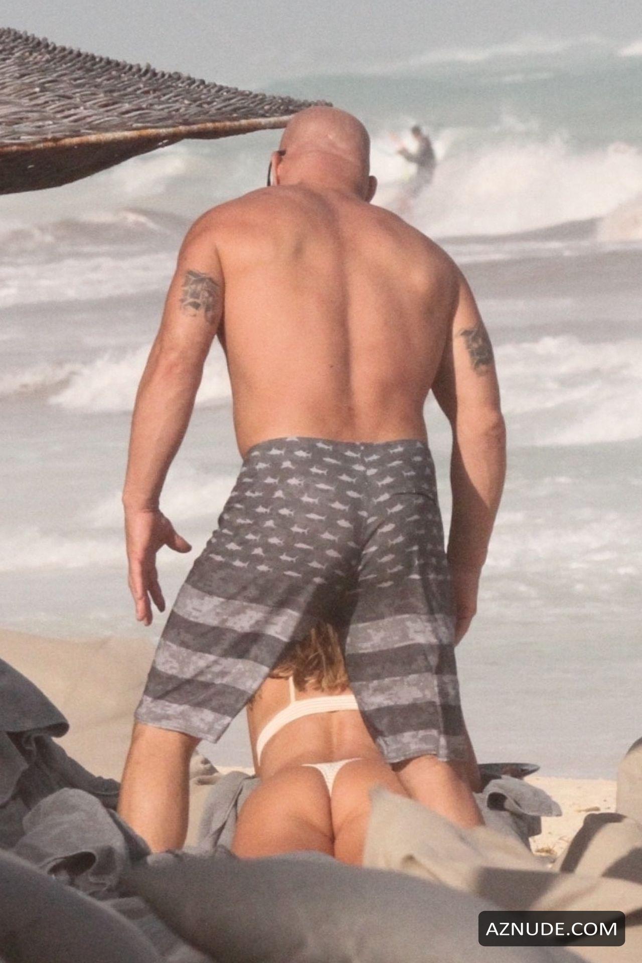 Ufc Fighter Tito Ortiz Was Seen Having A Good Time At The Beach With His Girlfriend Aznude