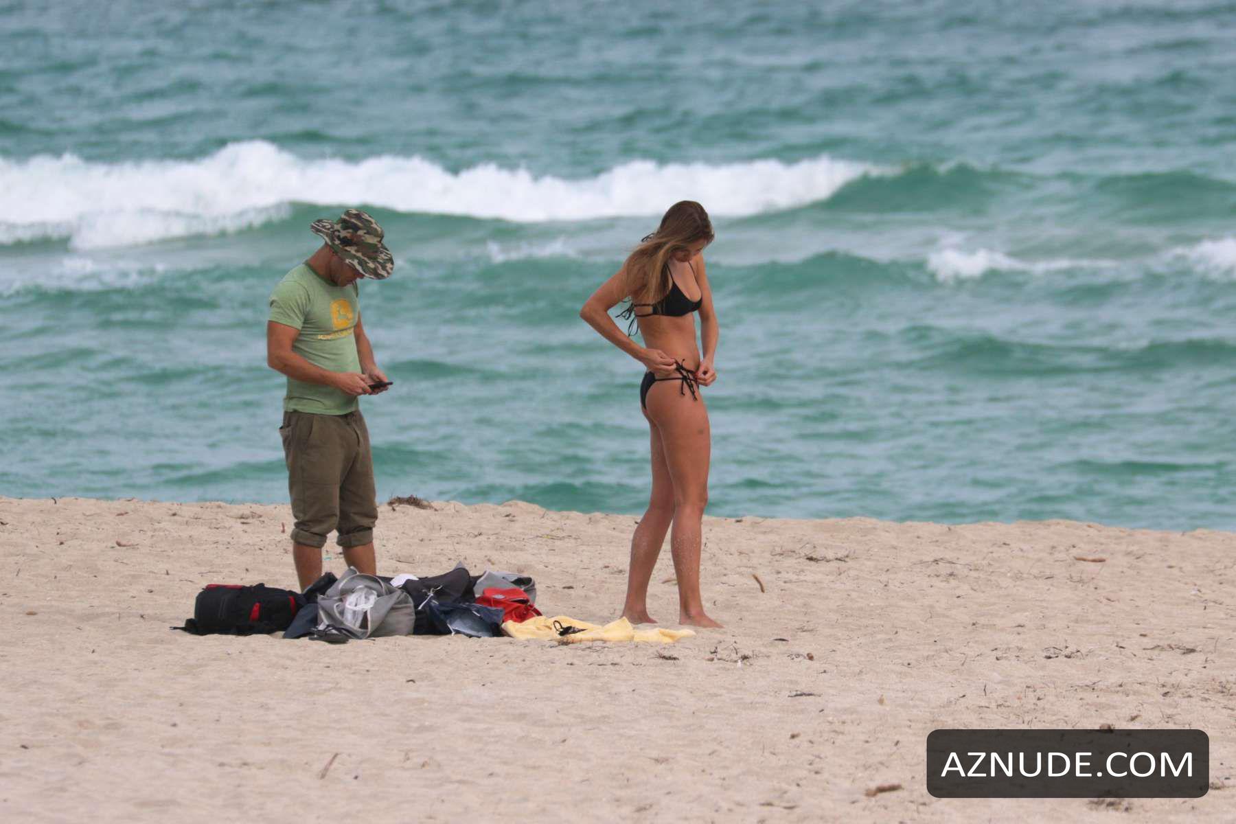 Anastasia Galkova Sexy At A Bikini Photoshoot In Miami Beach Aznude