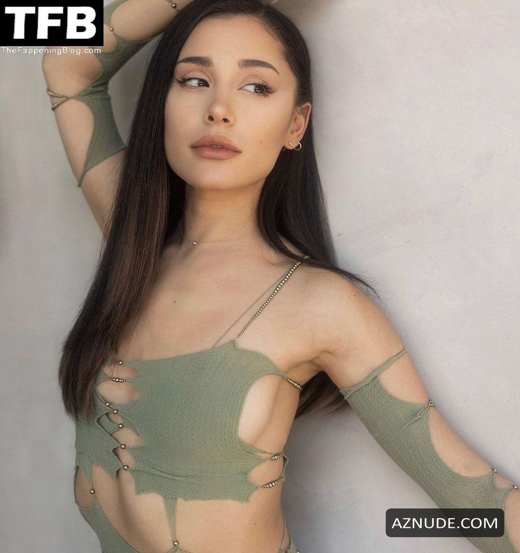 Ariana Grande Sexy Poses Showing Off Her Sideboob In A Social Media Photoshoot Aznude