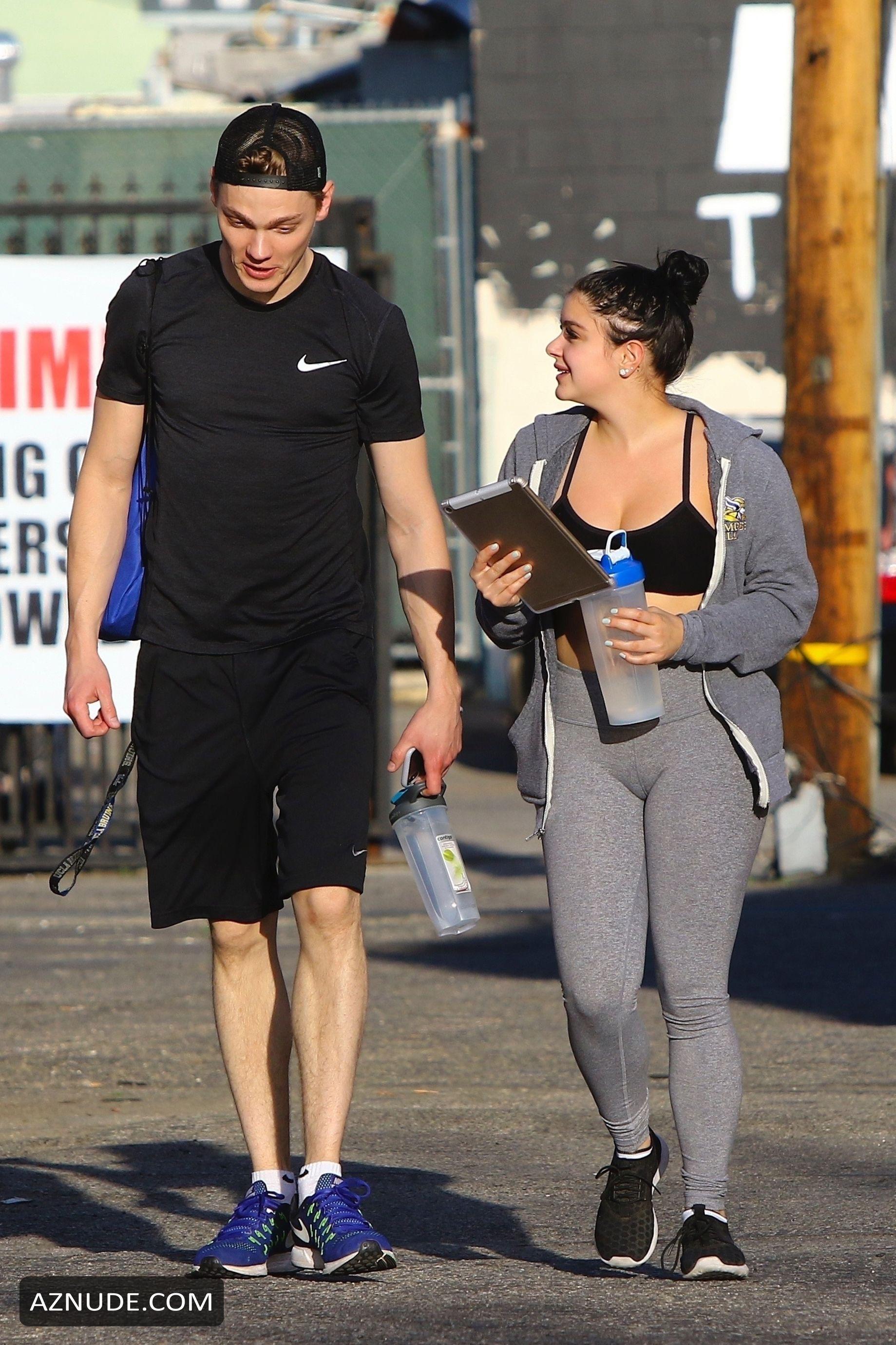 Ariel Winter And Levi Meaden Leave The Gym Together After An Afternoon Workout In Los Angeles