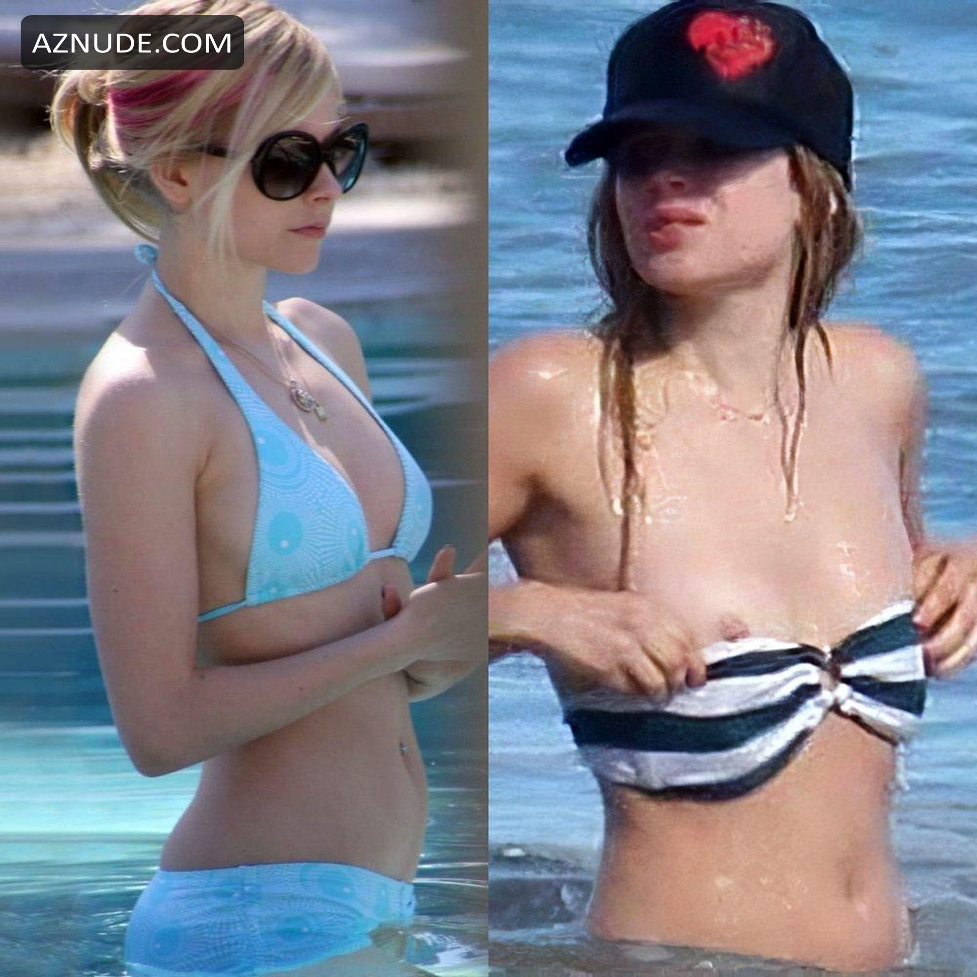 Avril Lavigne Shows Off Her New Tits On Some Edited Photos S Below 2017 2019 Aznude