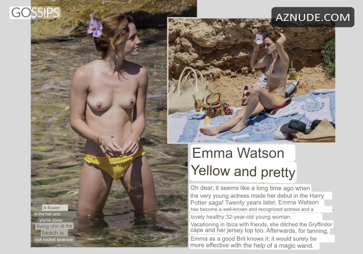 Emma watson topless ibiza