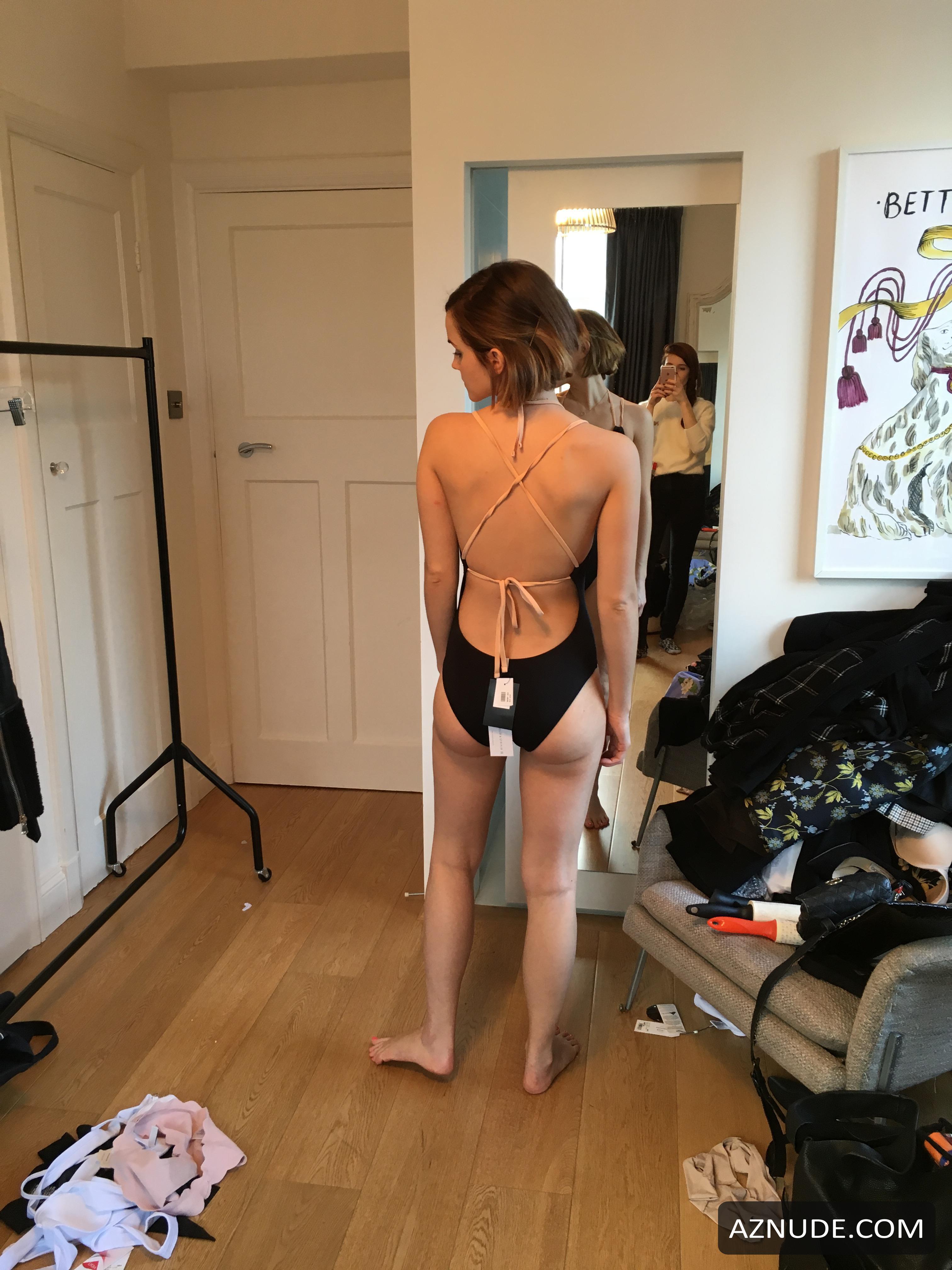 Emma Watson Trying On Clothes Aznude