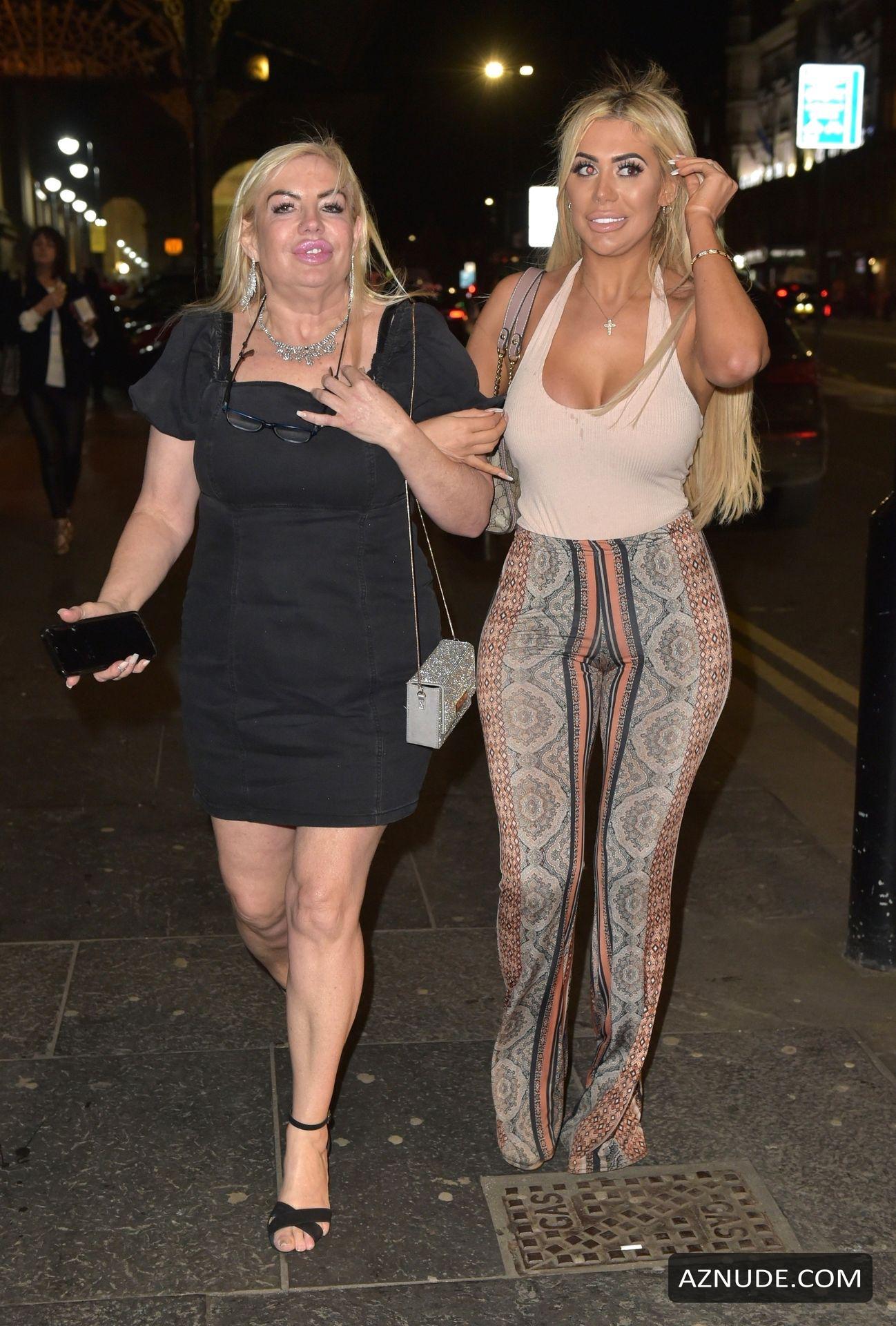 Chloe Ferry Shows Off Her Curves As She Hits The Toon With Mum And Friends Aznude 4962