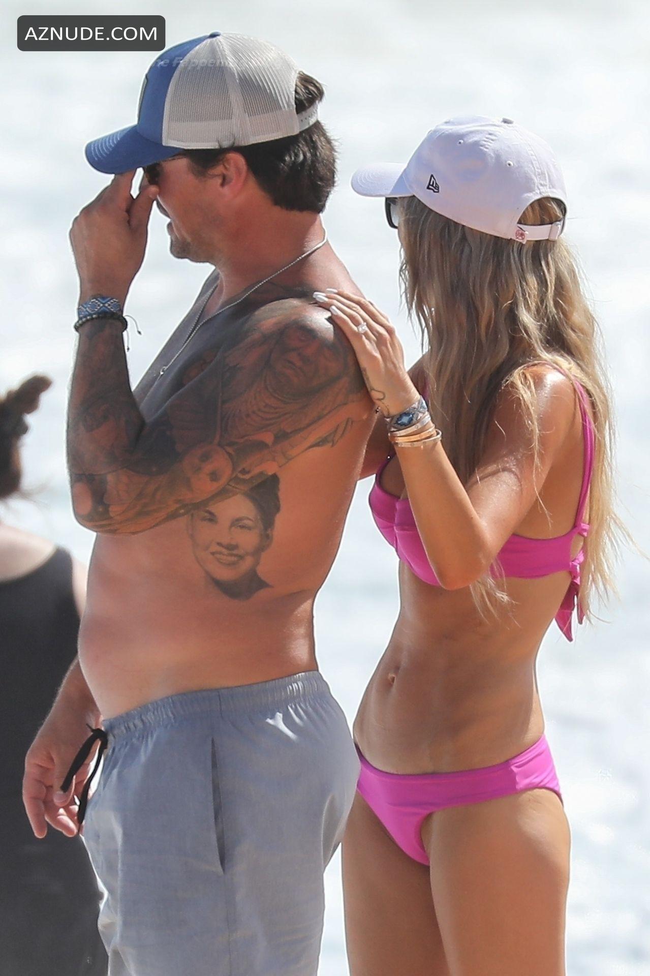 Christina El Moussa Sexy Seen In A Pink Bikini On The Beach In Cabo Aznude 3670