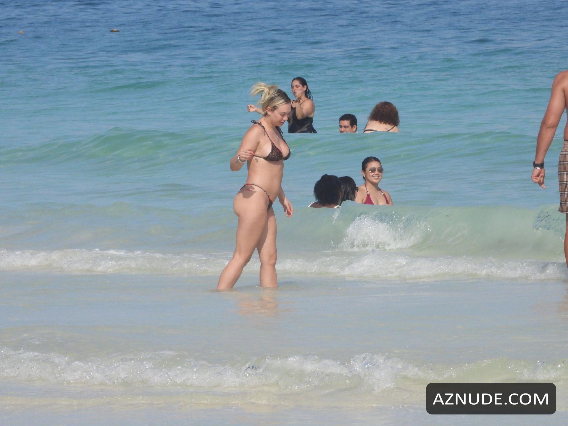 Corinne Olympios Hits The Beach In Mexico Aznude 