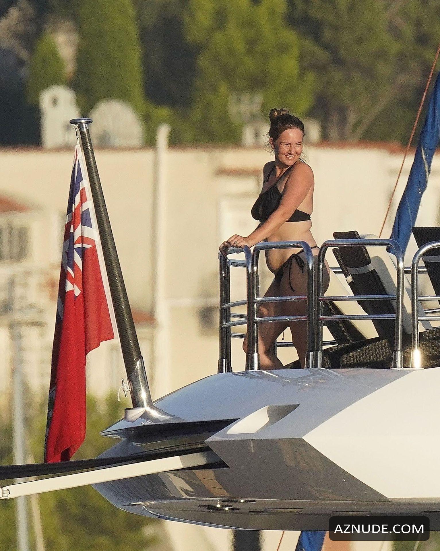 Dee Devlin And Conor Mcgregor On Their Yacht At Villefranche Sur Mer In 