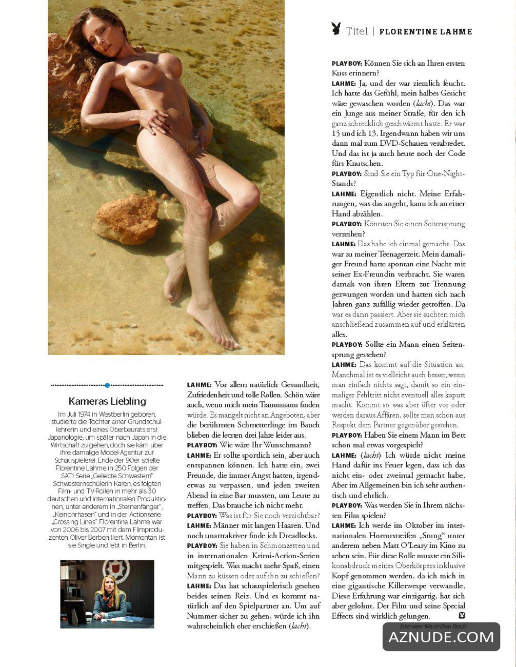 Playboy florentine lahme Playboy 08/2015