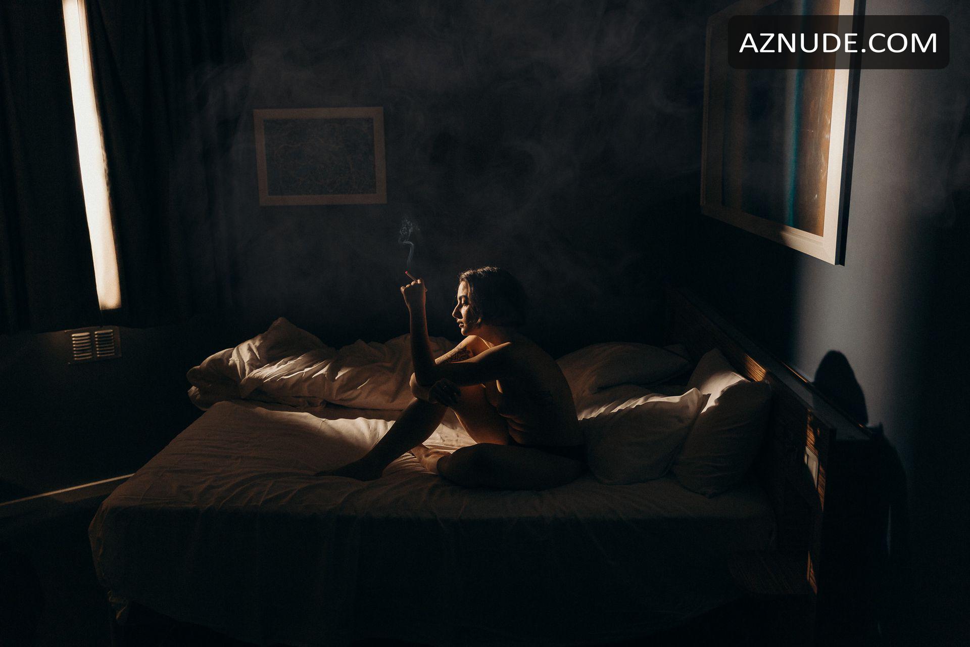 Francesca Milano photographed by Nirish Shakya naked in bed - AZNude