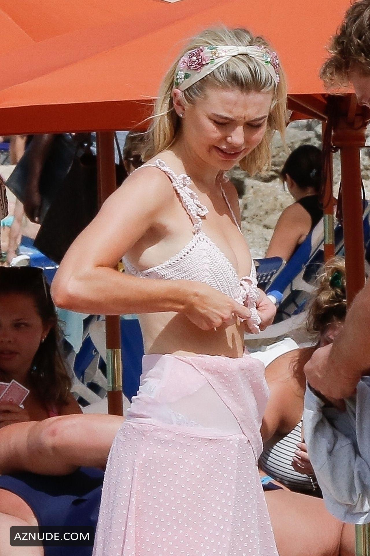 Georgia Toffolo Spotted On The Beach In Barbados On 06 01 2019 Aznude