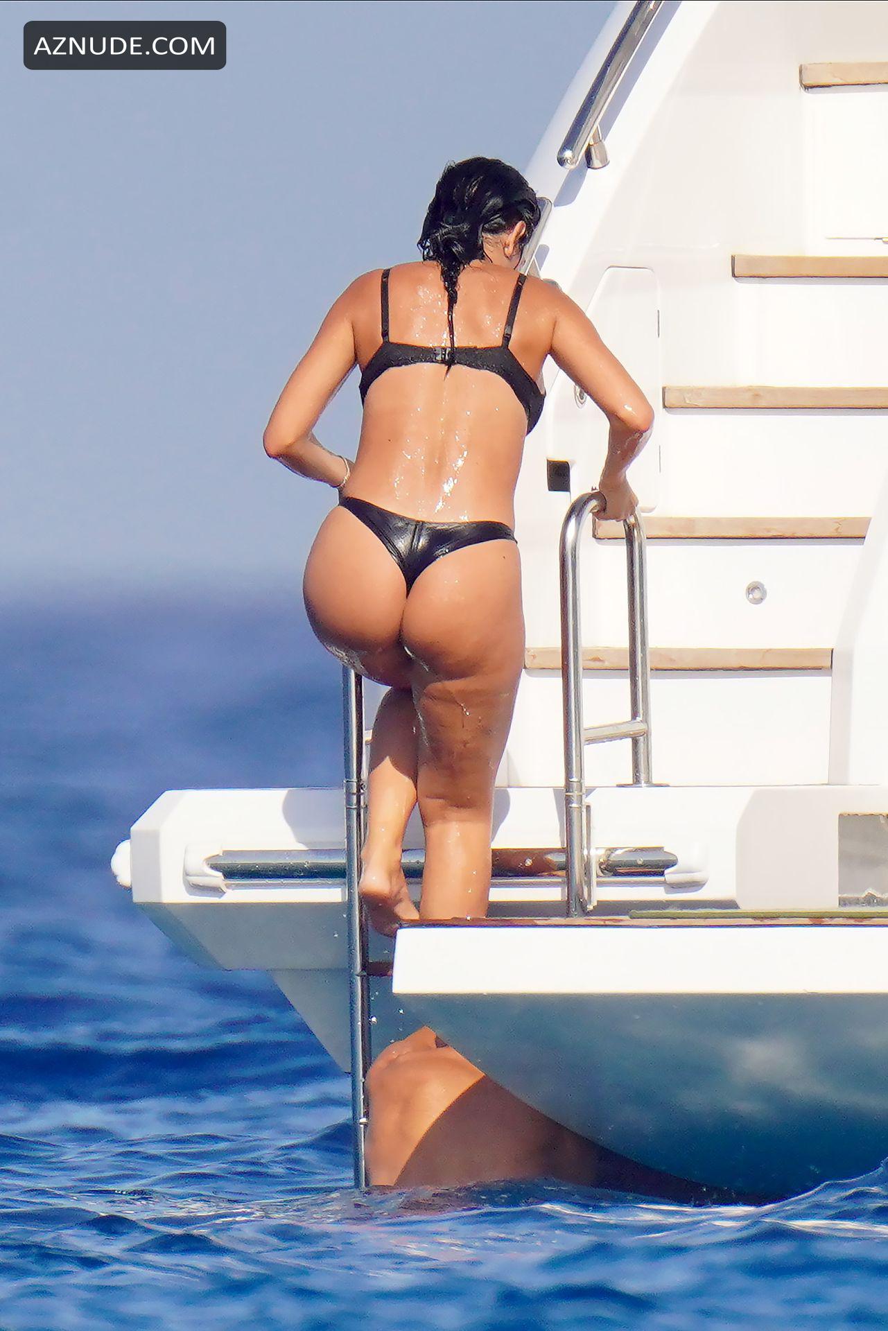 Georgina Rodriguez And Cristiano Ronaldo On A Yacht During Holidays In St Tropez Aznude