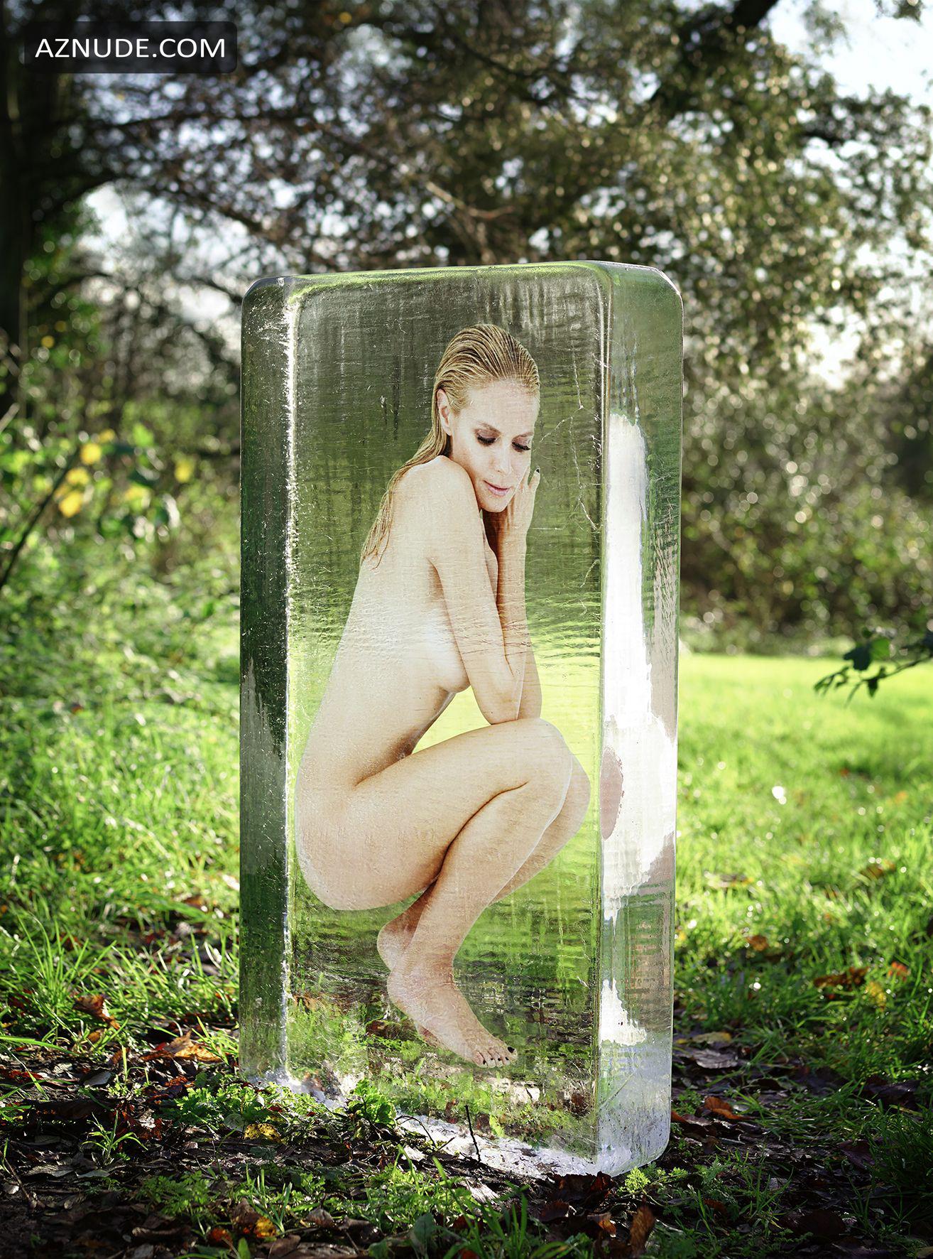Heidi Klum Nude For Rankins Less Is More Exhibition Campaign Aznude