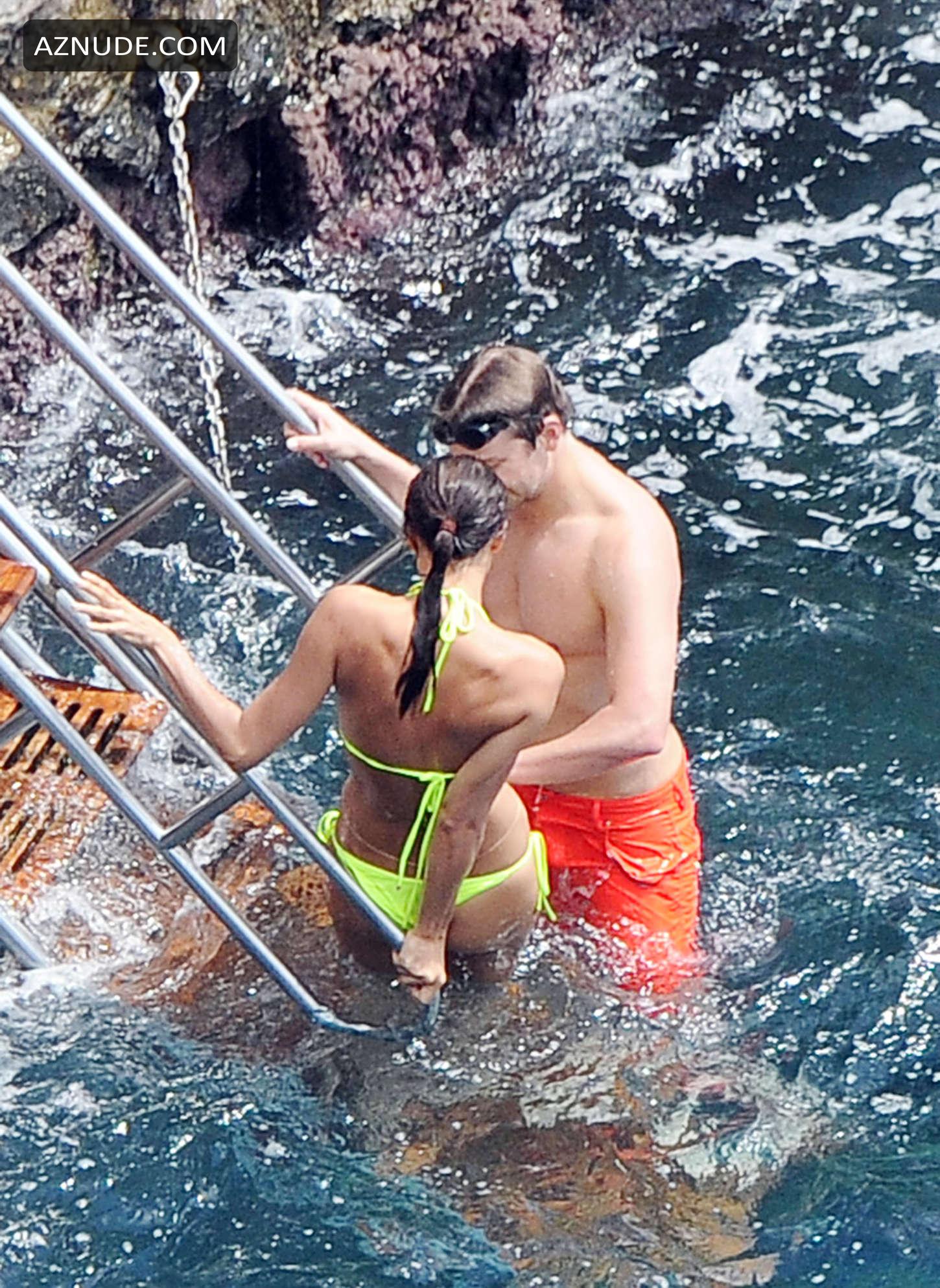 Irina Shayk In A Bikini With Bradley Cooper On Vacation Aznude