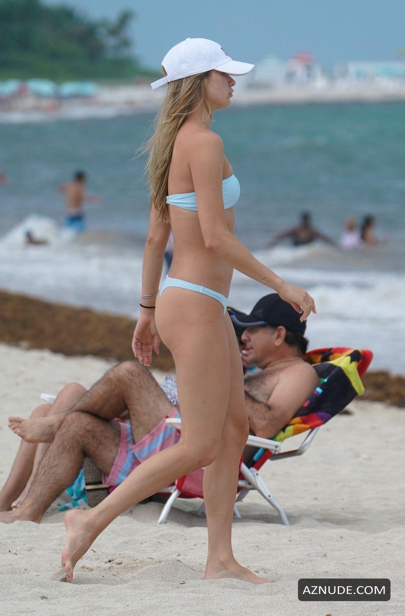 Josie Canseco Sexy In A Thong Bikini At The Beach In Miami