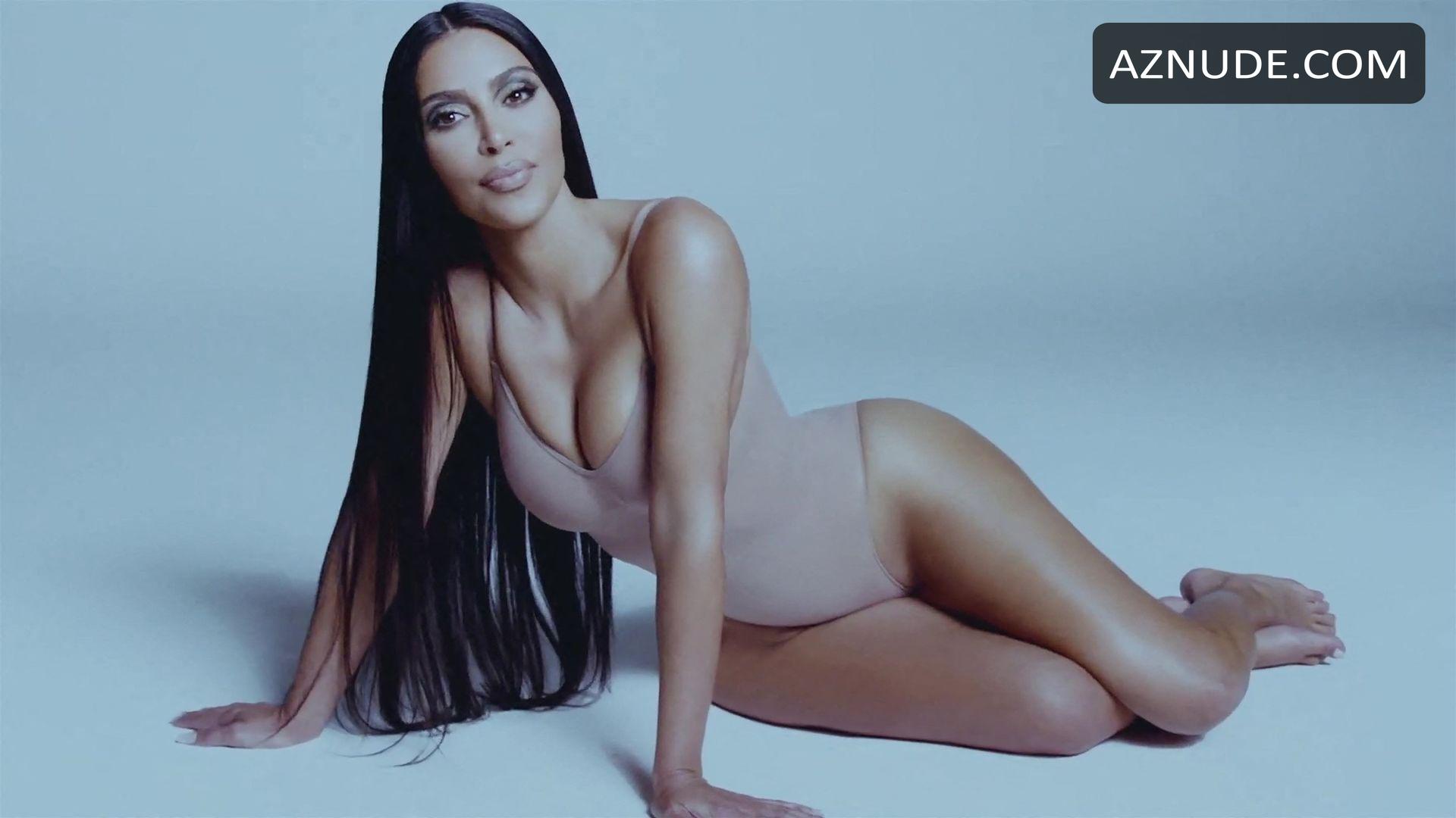 Kim Kardashian Sexy Poses For Her Skims Shapewear Aznude