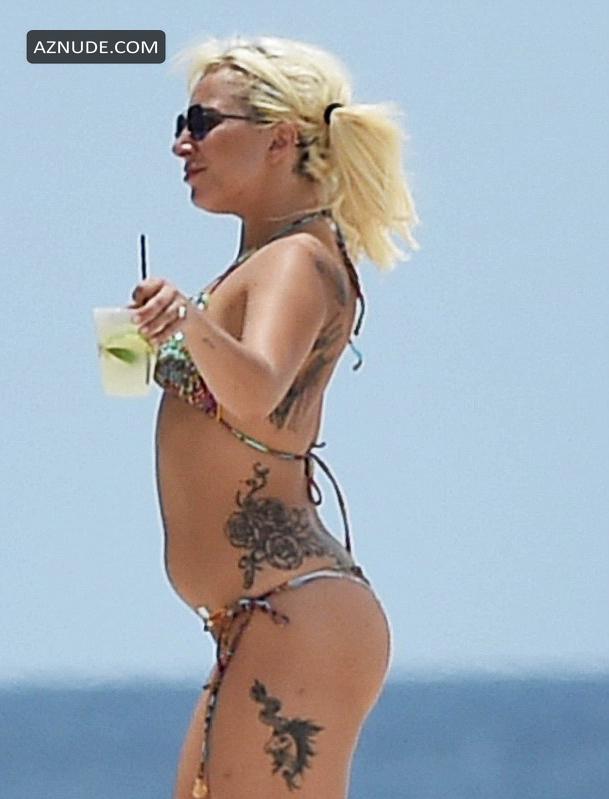 Lady Gaga In Bikini On The Bahamas I Aznude