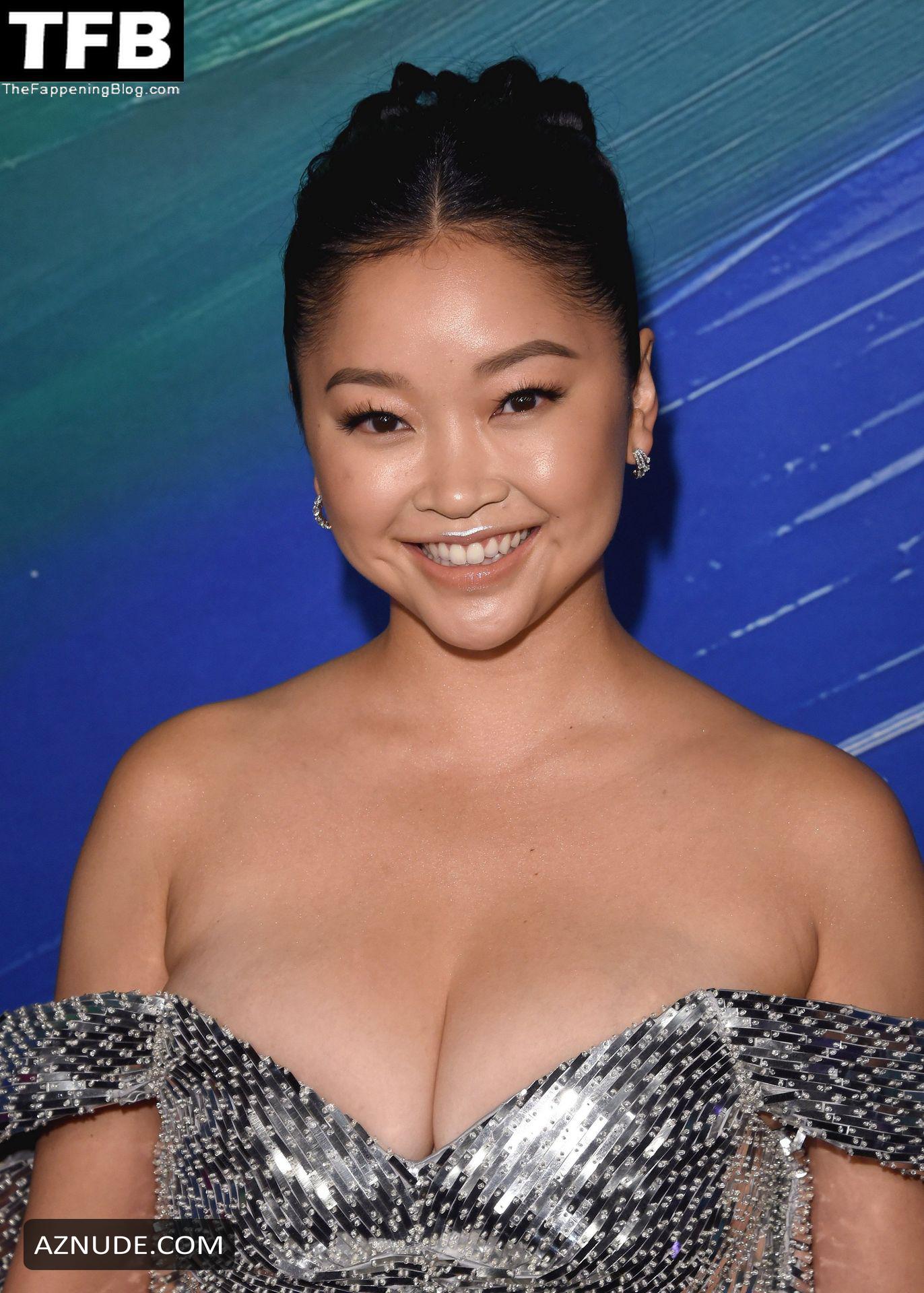 Lana Condor Sexy Seen Showing Off Her Big Boobs At The Amfar Gala In