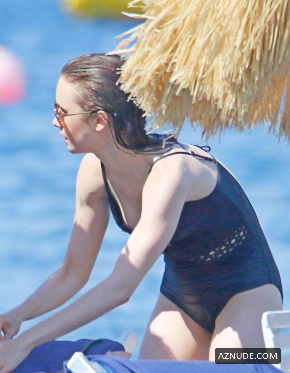 Lily collins nipple slip