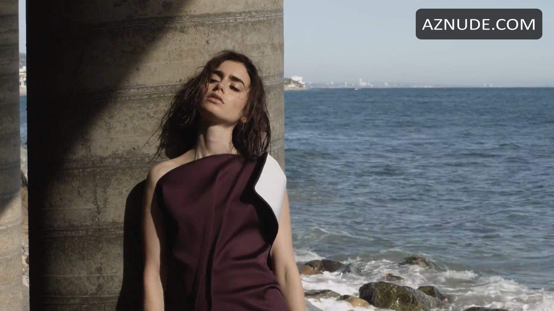 Lily Collins Sexy Actress Does Photoshoot Aznude 
