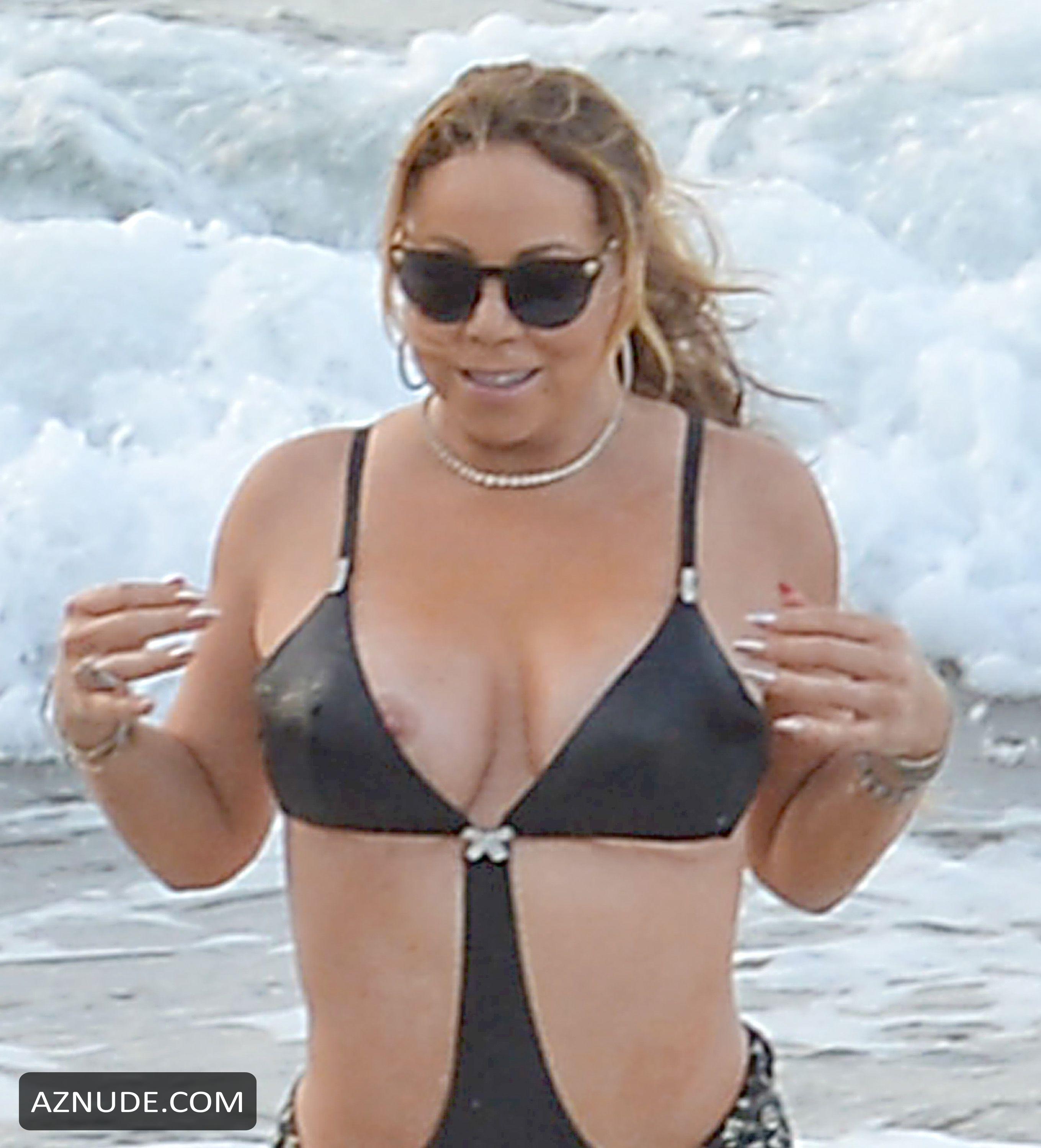 Mariah Carey Nip Slip While Having Fun In Hawaii Aznude 