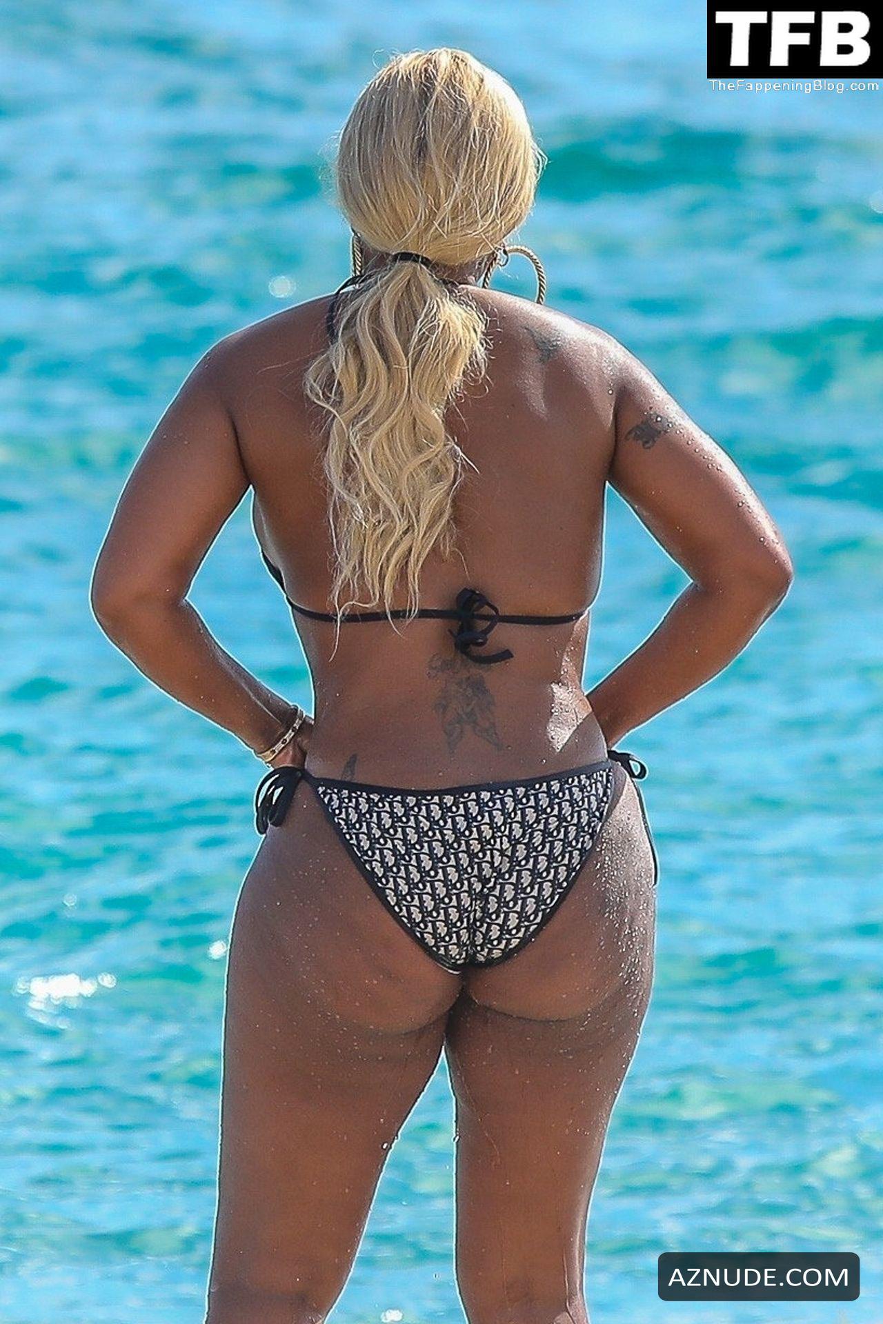 Mary J Blige In Bikini In Miami Aznude