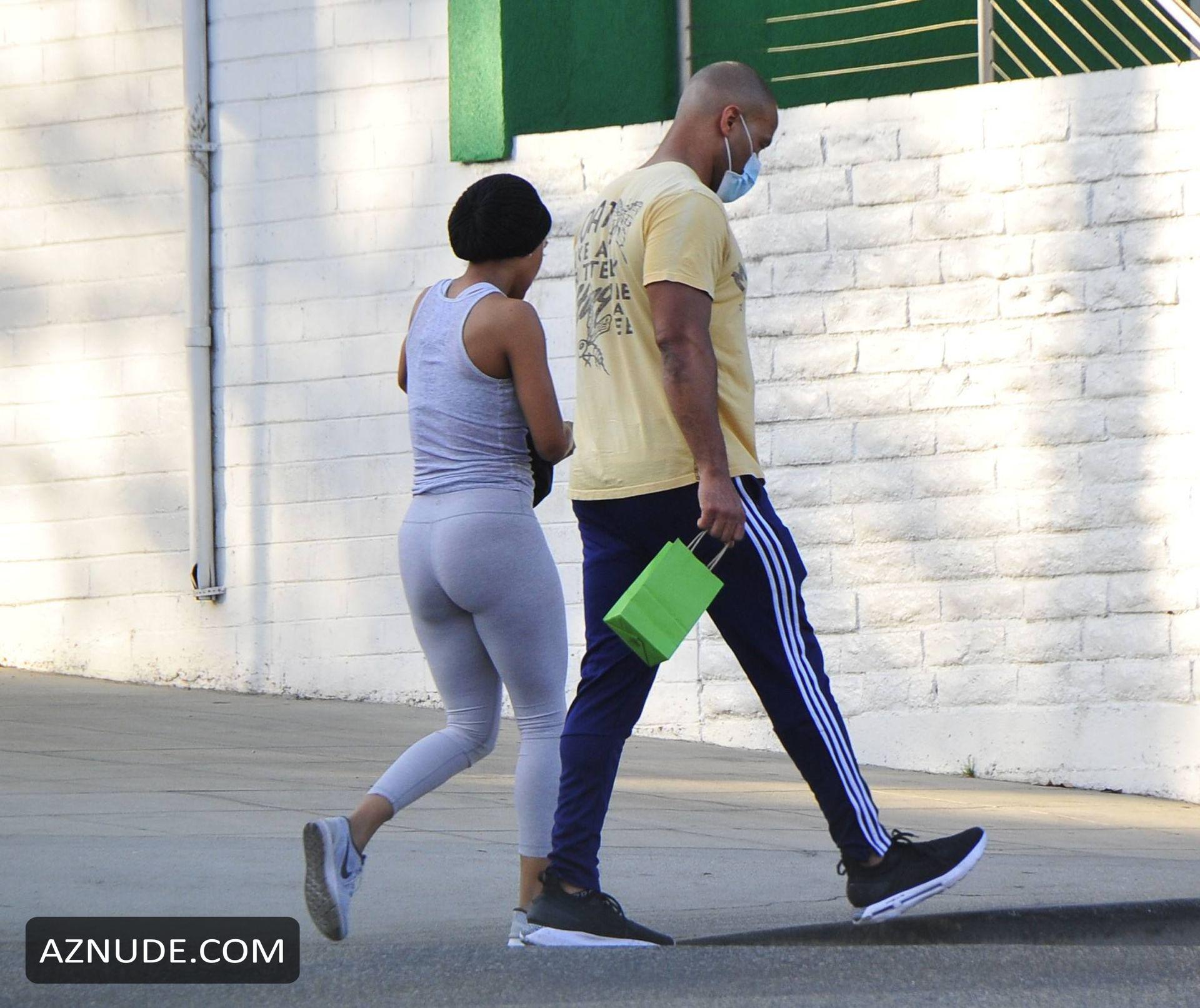 Meagan Good And Husband Devon Franklin Buy Smokes At A West Hollywood 
