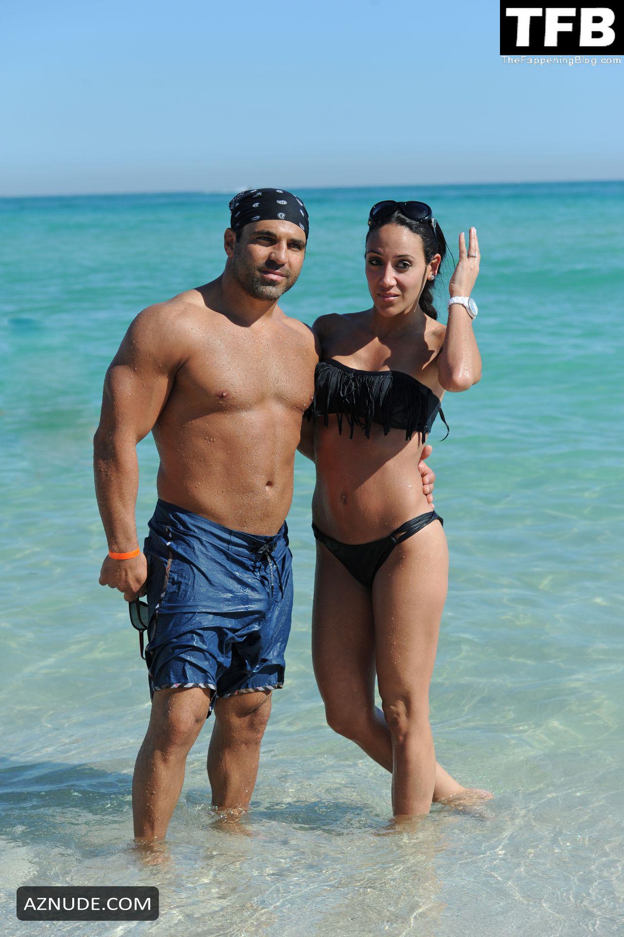 Melissa Gorga Sexy Seen Showcasing Her Hot Bikini Body At The Beach In Miami Aznude
