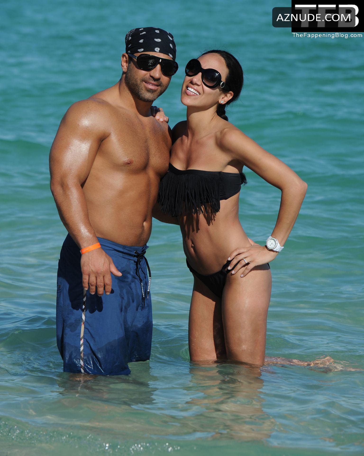 Melissa Gorga Sexy Seen Showcasing Her Hot Bikini Body At The Beach In Miami Aznude