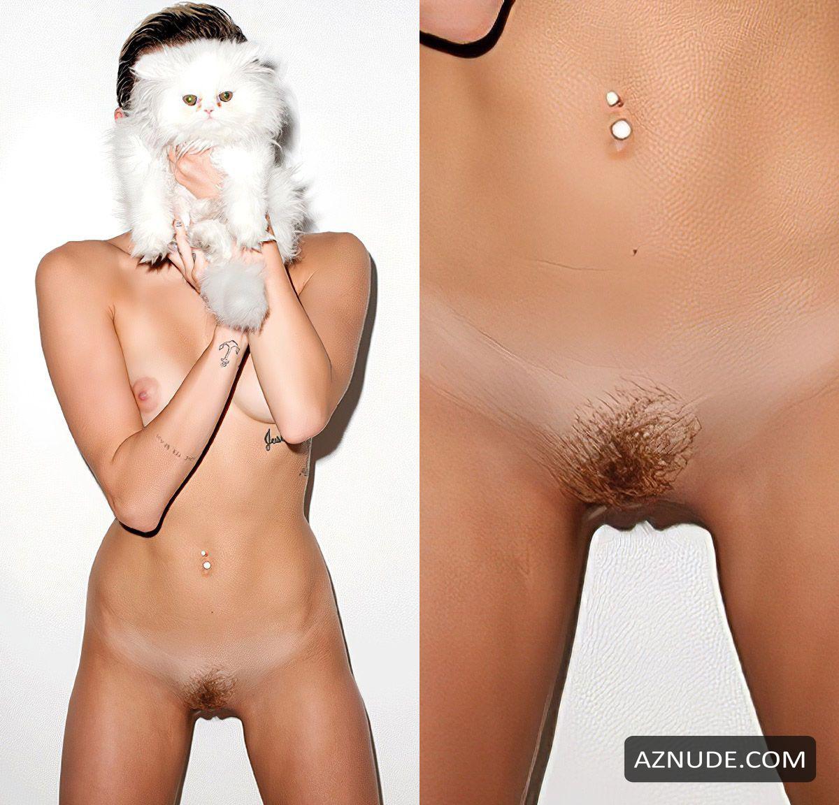 Miley Cyrus Nude From Plastik Paper Magazines I