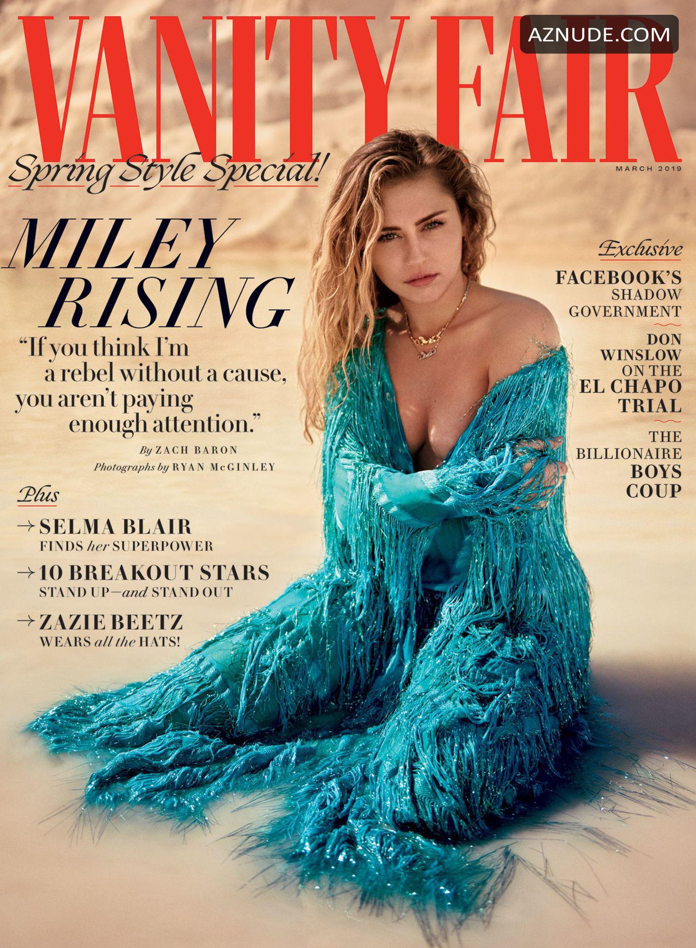 Miley Cyrus Nude And Sexy By Ryan Mcginley For Vanity Fair Magazine 