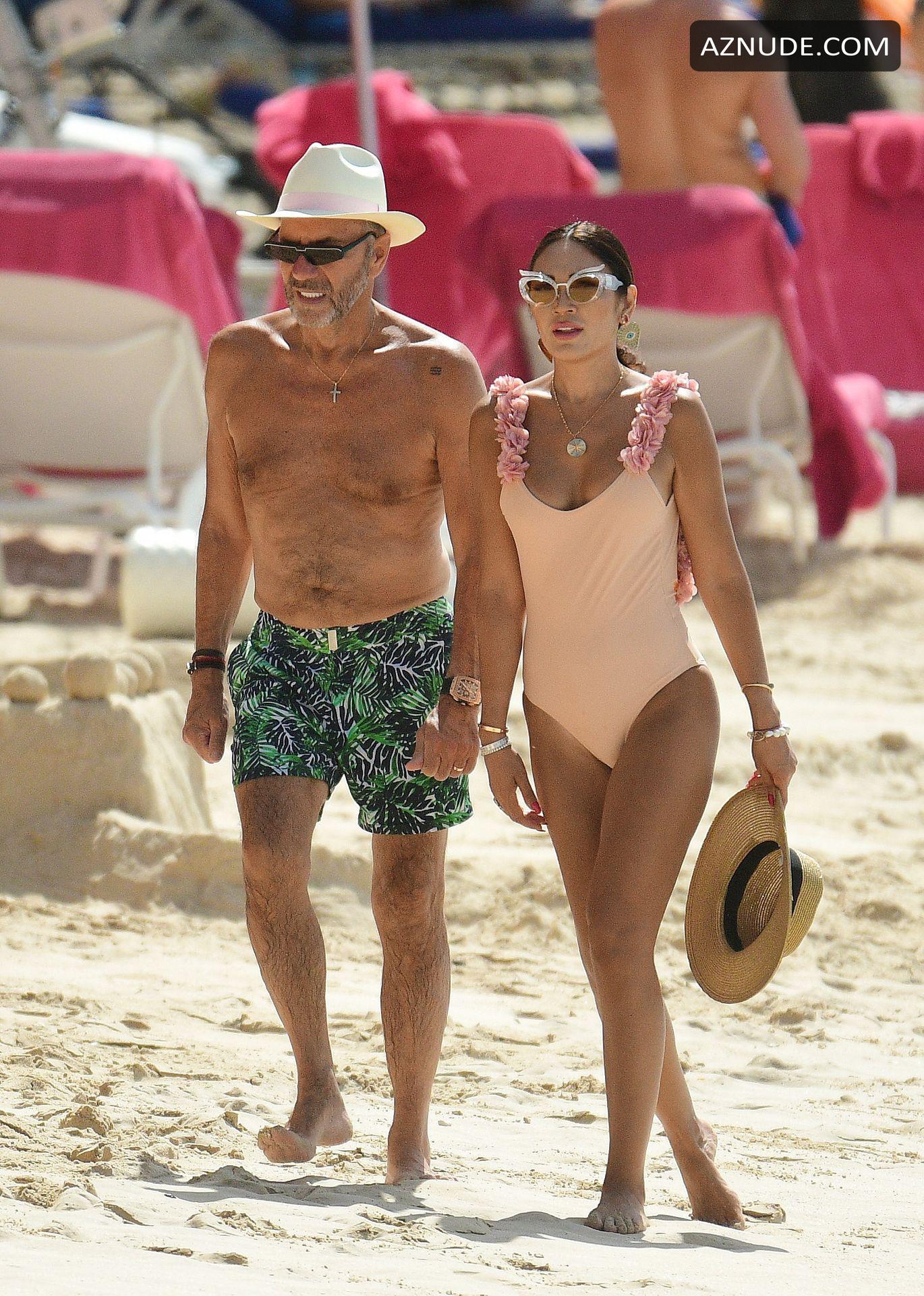 Duncan Bannatyne And Wife Nigora Are Spotted Christmas Day On The Beach In Barbados Enjoying The