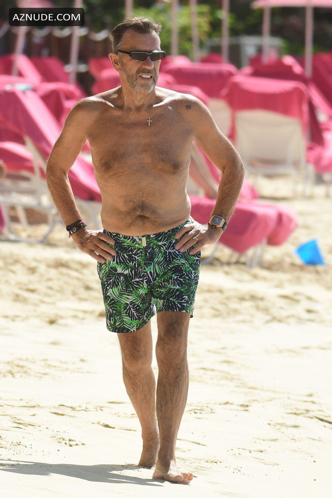 Duncan Bannatyne And Wife Nigora Are Spotted Christmas Day On The Beach In Barbados Enjoying The