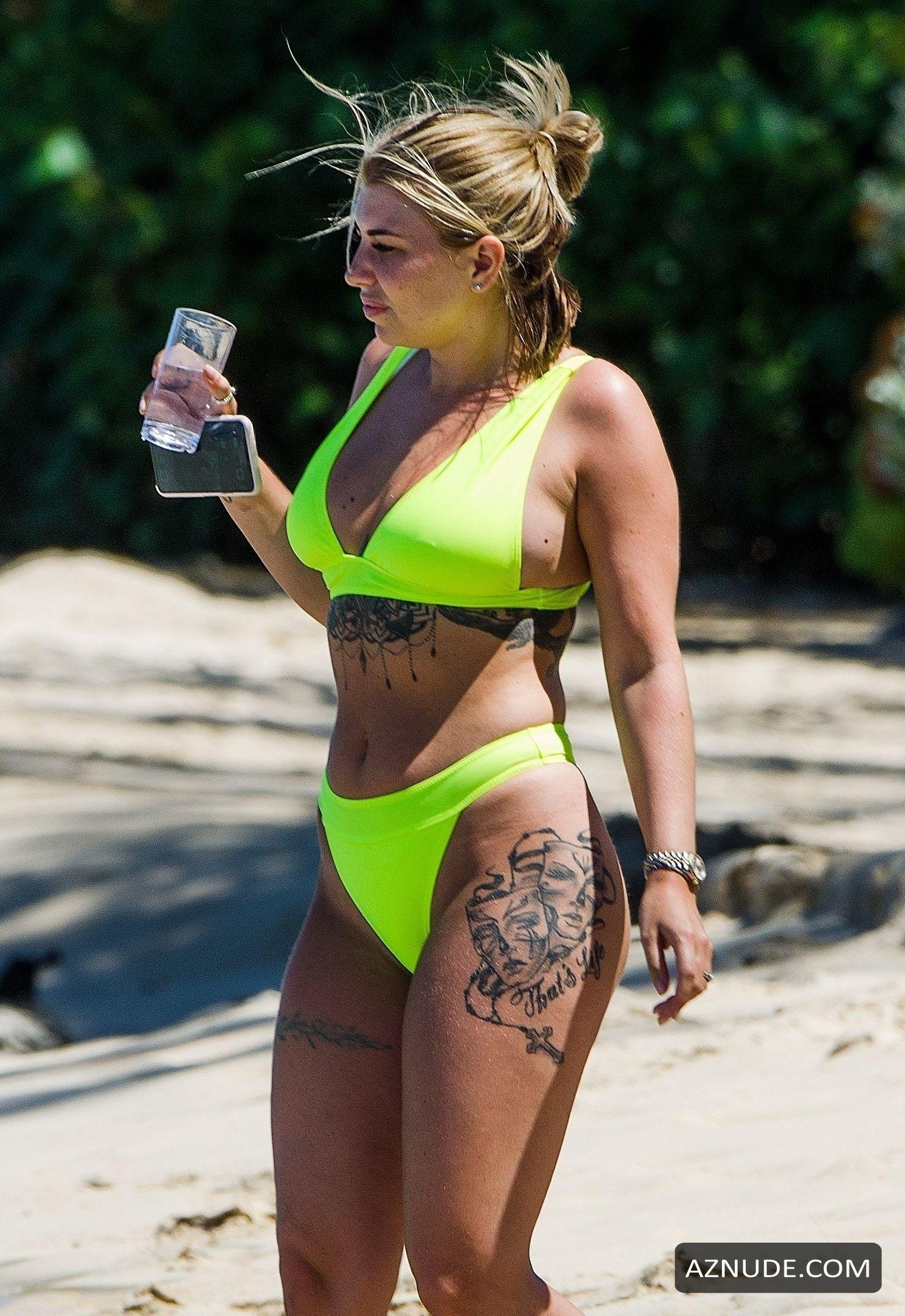 Olivia Buckland Sexy With Husband Alex Bowen As They Hit The Beach In Barbados 27032019 Aznude