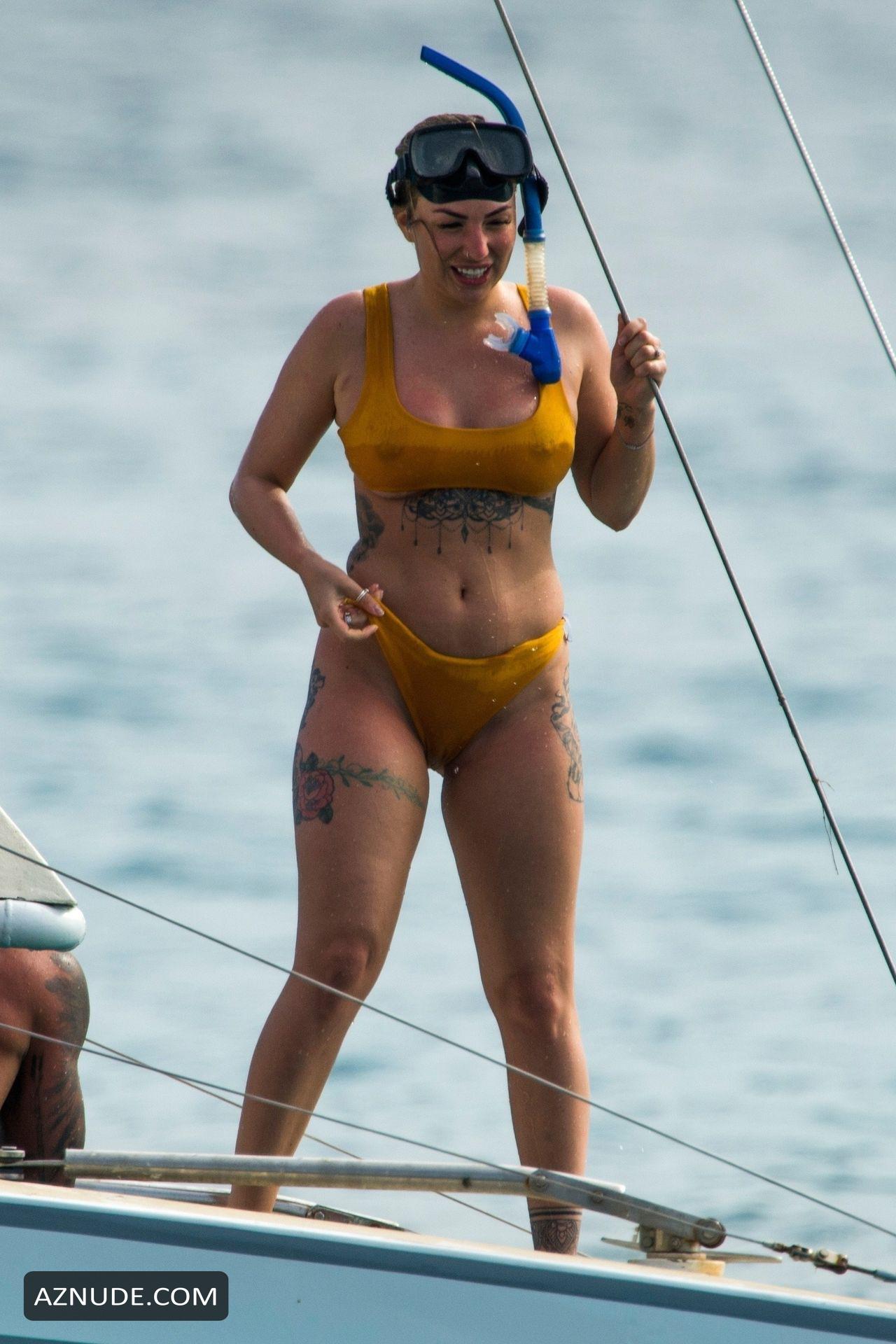 Olivia Buckland Shows Off Her Curves In A Small Two Piece While Snorkeling With Alex Bowen Aznude
